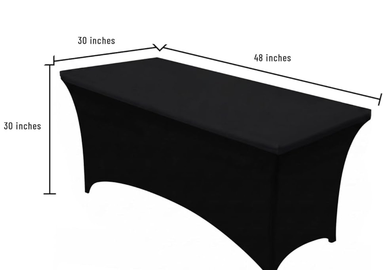 Elastic Fitted 4ft Table Cover