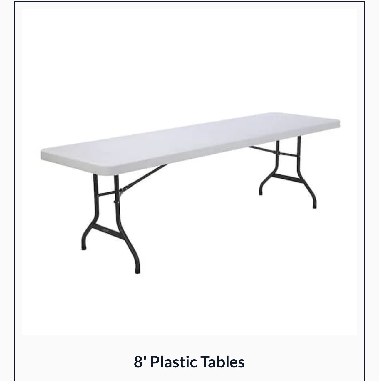 8 Ft Table