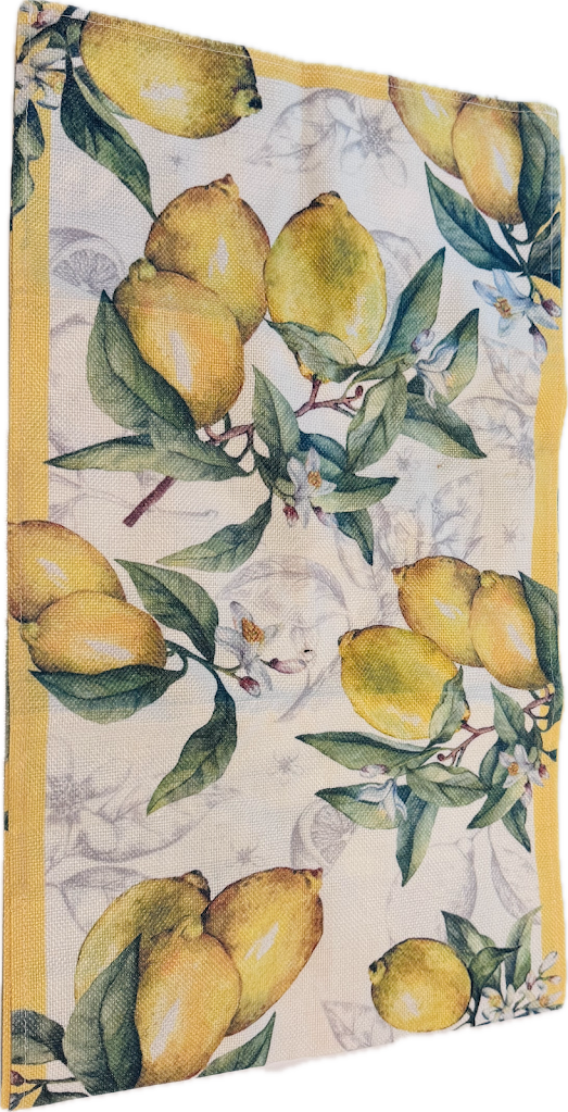 Lemons & Leaves Table Runner