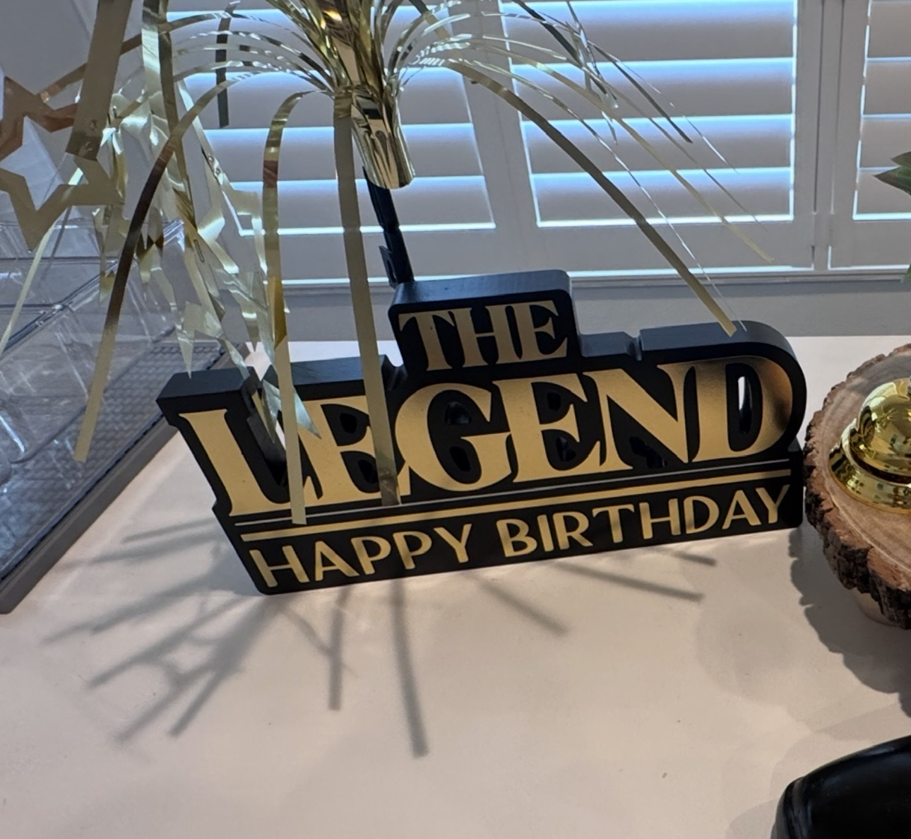Wood Mens Birthday Sign