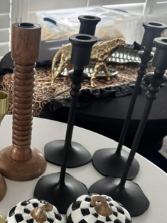 Black Candlestick Holder