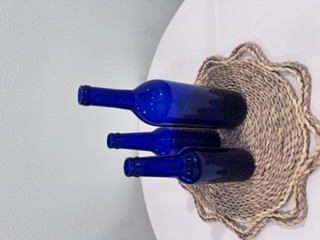 Cobalt Small Glass Bottles