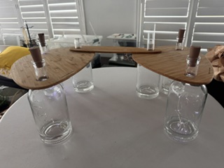 Food Bottle Serving Tray Set view 3