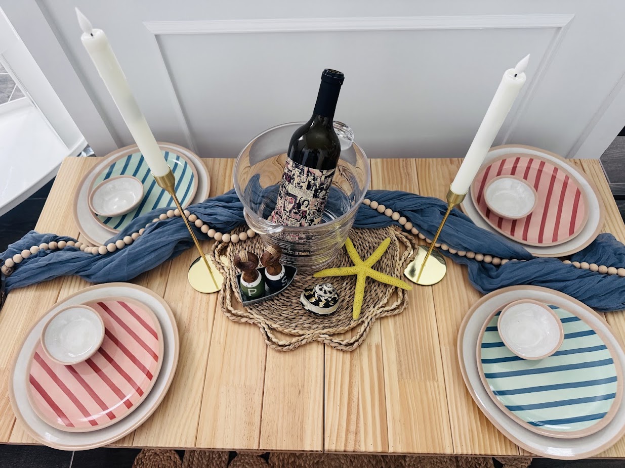 Low Boho Picnic Table view 3