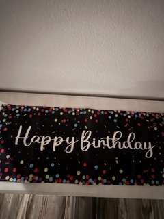 Happy Birthday Table Runner