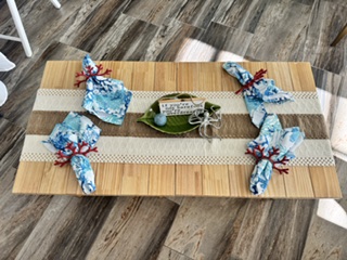 Coral Coastal Napkin Rings view 2