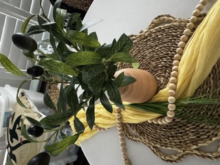 Faux Olive Tree Table Décor view 2