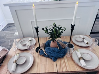 Faux Olive Tree Table Décor view 4