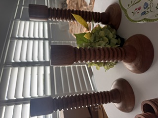 Wood Candle Stick Holder