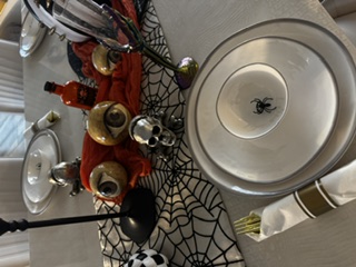 Halloween Dinner Party Decor detail 2